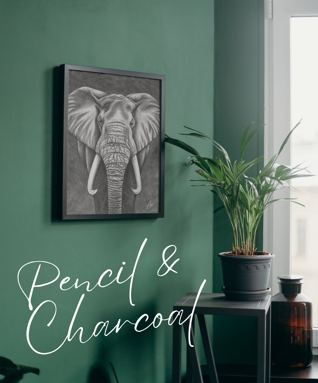 Grey and Yellow Modern Minimalist 6 Wall Frame Mockup Instagram Post (1080 x 1300 px) (15)